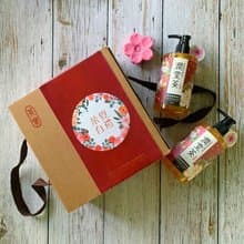 【母親節禮物】 【客家風華桃花禮盒3件組】【畢業、老師禮物】