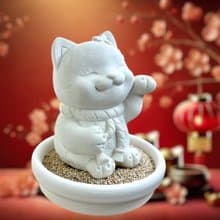 招財猫 擴香小盤套組 居家擴香套組