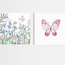 兩套植物可列印 JPEG 花卉印刷海報牆畫廊牆藝術