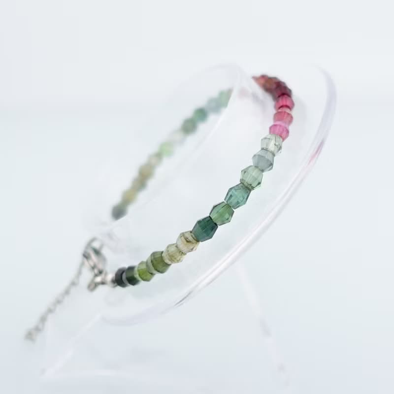 寶麗金珠寶-天然彩色碧璽手鍊