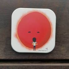 吸水杯墊-一個擁抱(男生版)