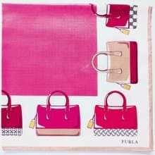 Furla Vintage Handkerchief, Women Accessories Handbags, 20 x 20 inches