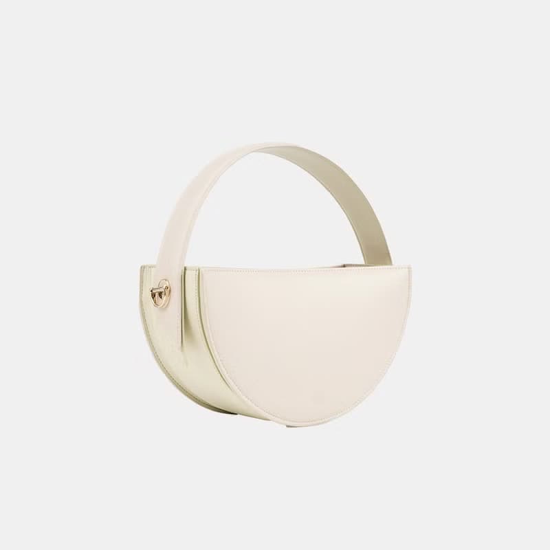 The ONE Corn Leather Bag 玉米基純素皮革手提包 米白色&淺綠色