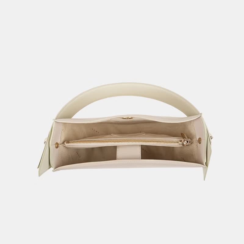 The ONE Corn Leather Bag 玉米基純素皮革手提包 米白色&淺綠色