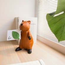 【書擋】澳洲短尾矮袋鼠 Quokka  皮革擺飾  | 畢業禮物 謝師禮