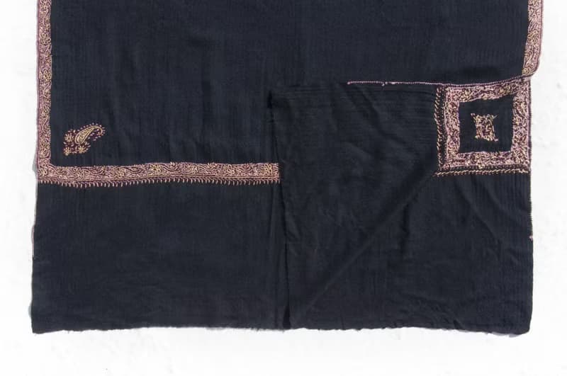 手織圍巾 編織圍巾 保暖毛毯 羊絨毯 刺繡毛毯 喀什米爾Cashmere/羊絨圍巾/純羊毛圍巾披巾/戒指絨披肩-刺繡花朵