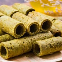 【東成茶葉】痴犬找茶系列--包種抹茶蛋捲