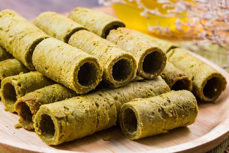 【東成茶葉】痴犬找茶系列--包種抹茶蛋捲