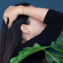 ::淺灣波浪:: 日本天然珍珠 耳環四件組 鋼針