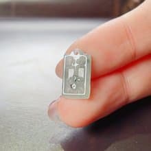 【願‧平安】冰飄花翡翠平安牌 | 天然A貨翡翠 | 送禮