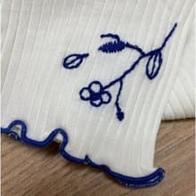 【出清優惠】甜美刺繡內搭褲