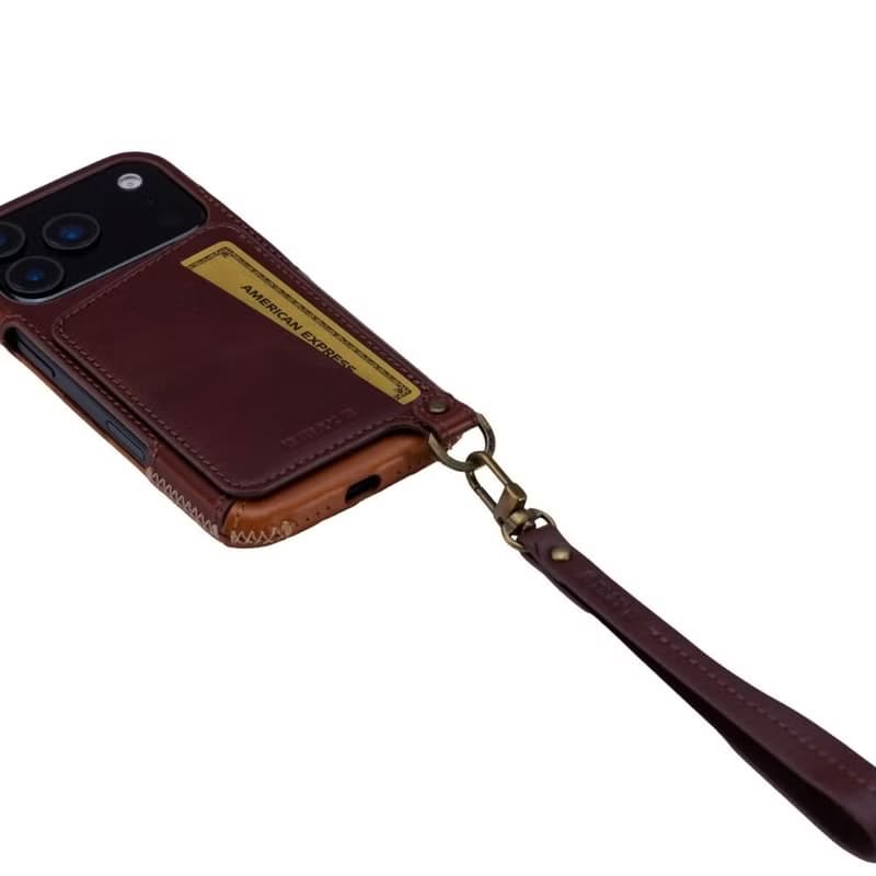 iPhone 17 Pro 經典系列-磁吸站立卡袋手機皮套-巧克力