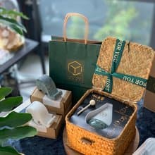 聖誕禮物交換—轉運來啾香梨-天然大理石擴香石禮盒MIT金選