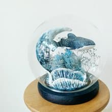鯨鯊夜光玻璃盅