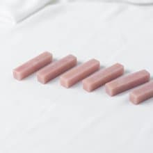 手帳單字印 / 粉紅老撾石方章