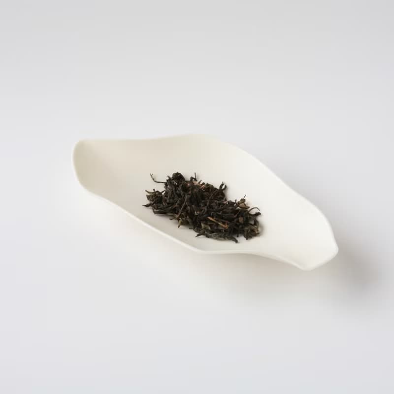 白瓷　茶則　茶荷　中国茶