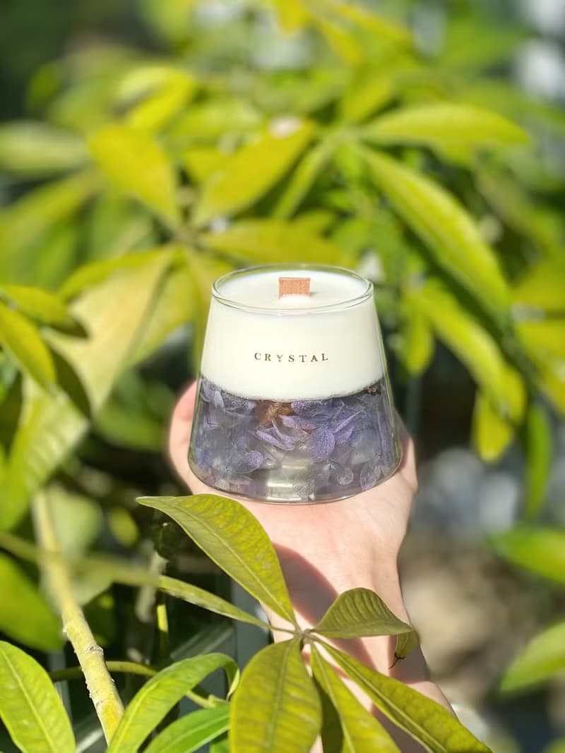 乾燥花果凍蠟燭杯 | 手工香氛蠟燭