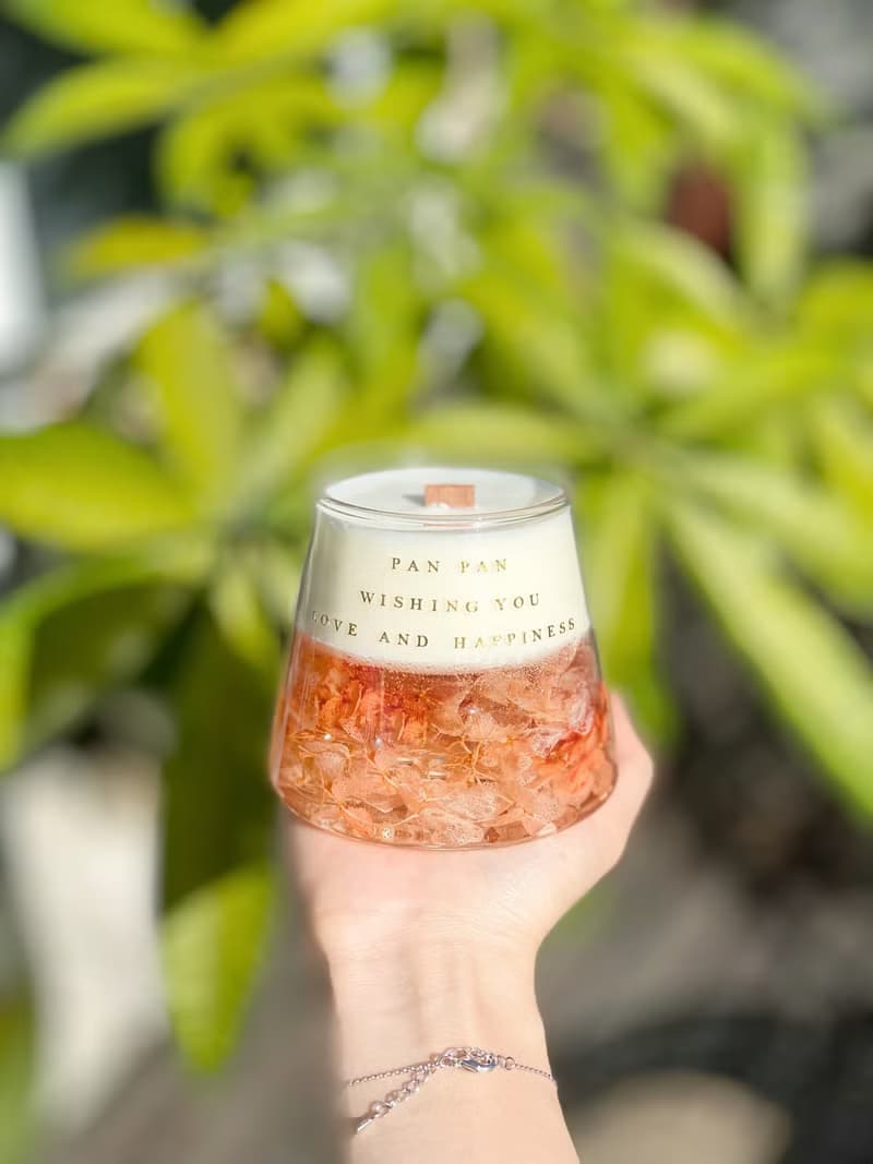 乾燥花果凍蠟燭杯 | 手工香氛蠟燭