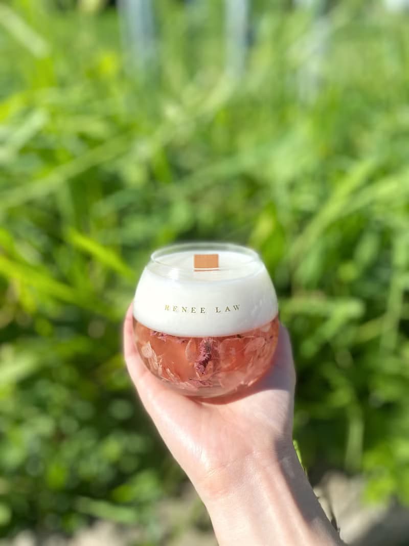 乾燥花果凍蠟燭杯 | 手工香氛蠟燭