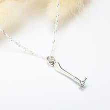 【Angel & Me】迷你 鎚子 鐵鎚 s925 純銀 工具 項鍊 生日禮物