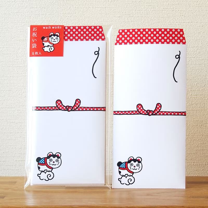 お祝い袋　福猫