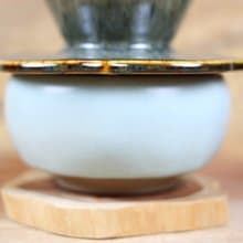 【送禮好物】汝窯天青 手拉坯杯 咖啡濾杯下座 名家葉敏祥手作
