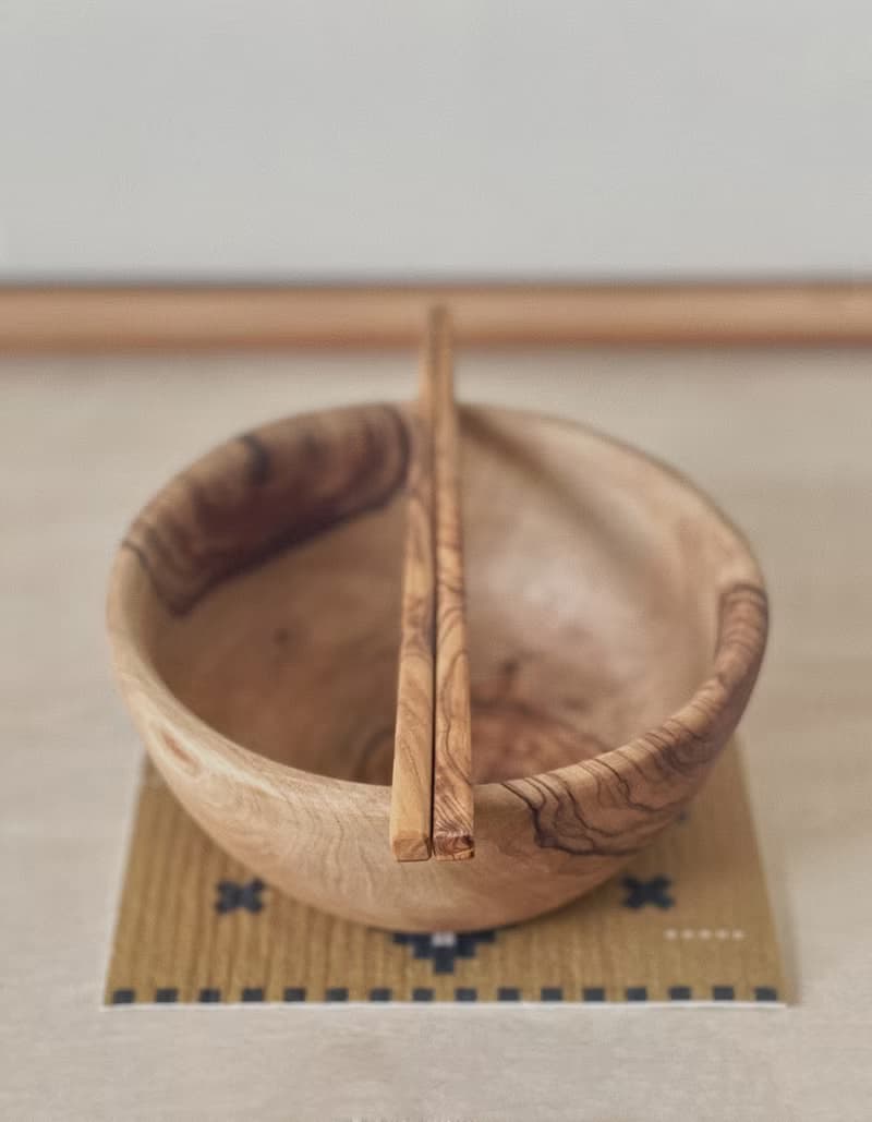 橄欖木手工製筷子組合/加長筷子
