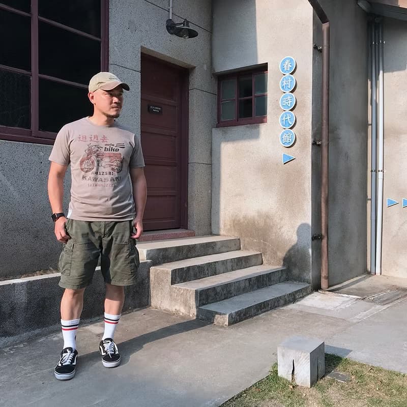 復古 T-shirt－歐兜麥-可可色　中性　男女皆宜　男生禮物推薦
