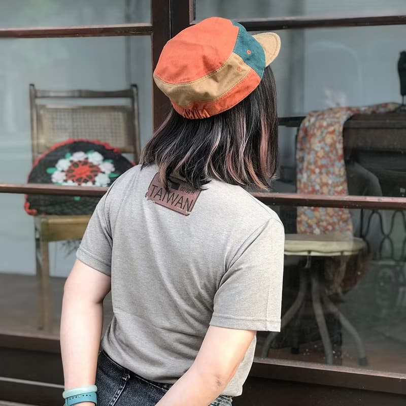 復古 T-shirt－歐兜麥-可可色　中性　男女皆宜　男生禮物推薦