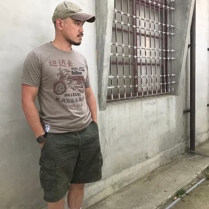 復古 T-shirt－歐兜麥-可可色　中性　男女皆宜　男生禮物推薦
