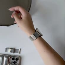 Apple Watch I 運動款 I 米蘭不鏽鋼磁吸回環錶帶 日常 野徑露營