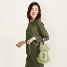 招財貓車用面紙套-抹茶綠