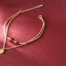 生日石系列 IIl |七月|紅寶石手鐲|提升個人氣場|影響力|說服力