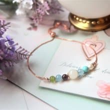 【加購商品】Birthstone - 自選誕生石母乳珠、胎毛珠飾品手鍊