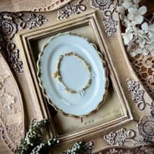 -弦月之舞-天然水晶手鏈/黃銅手鍊