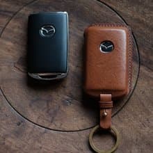 【寓吉】Mazda Mazda3 Mazda6 CX30 CX5 MX5 汽車鑰匙皮套 馬韁革