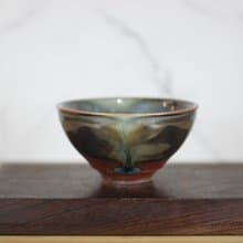 【送禮好物】120ml 天目釉 柴燒茶杯 茶碗 鶯歌名家葉敏祥作品