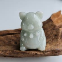 招財系列++翡翠玉豬/福氣招財豬/擺件/福豬 | 天然緬甸玉A貨翡翠