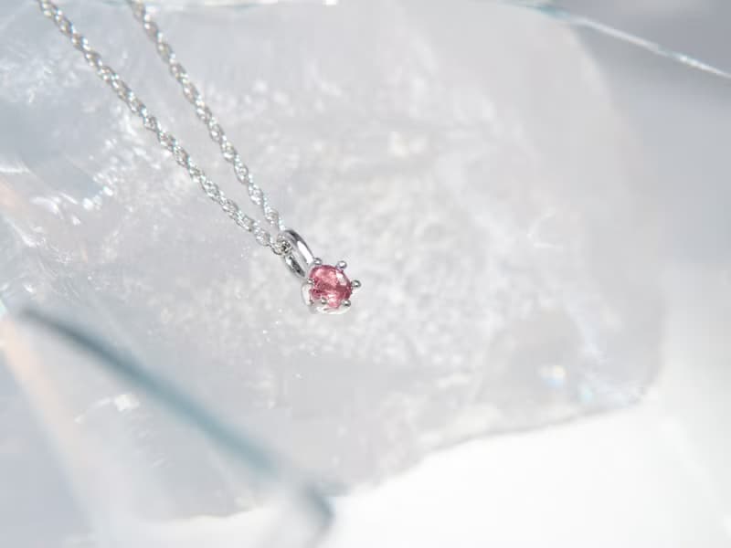 星閃系列 七夕 情人節 禮物 單鑽爪鑲 項鍊 鎖骨鍊 幸運生日石