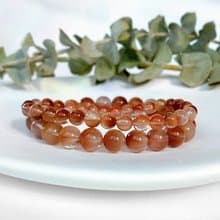 粉紫兔毛水晶||兔毛水晶/水晶/手串/手鍊