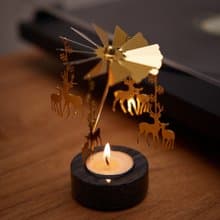 -【奇鈺家居】大理石旋轉燭台