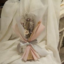 手工小雛菊琉璃花束