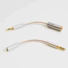 川木 轉接線 4.4轉3.5立體【M22】3.5轉4.4 平衡轉換線