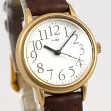 SEIKO ALBA Classic セイコーアルバ 女性用腕時計 クォーツ 26mm径 アラビア数字  手錶 古董錶