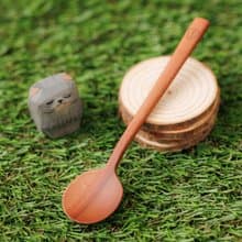 Islandoffer島嶼製作 印尼製造日系天然木可愛甜品匙 木系餐具