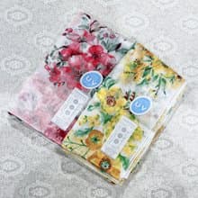 京都抗UV圍巾-TOIRO-花(粉/黃)