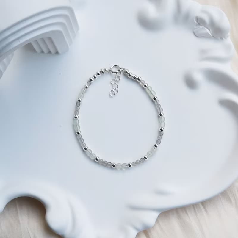 【水晶手串】多彩水晶x天然石x自己動手做xDIY純銀水晶手鍊材料包