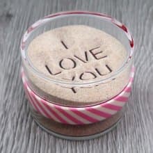 【聖誕節快速出貨設計師手作系列紙膠帶款】I love you 愛心/雙面