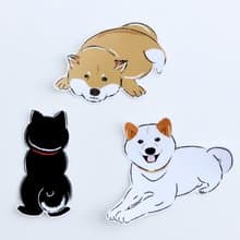 小飯糰  柴柴大型防水貼紙 No.1 柴犬 行李箱貼紙