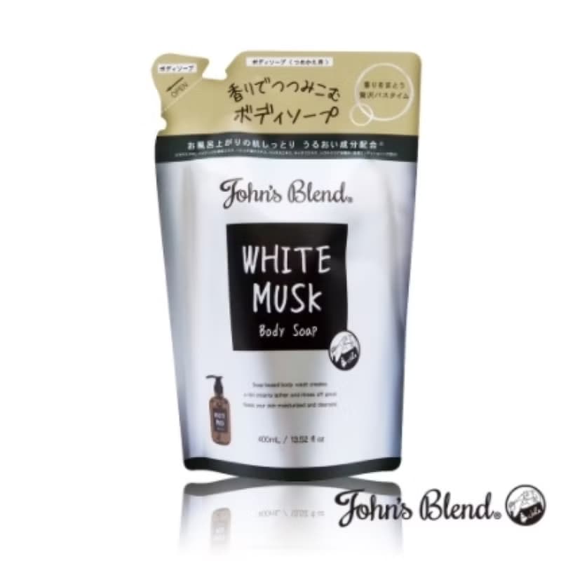 【John's Blend】日本製 沐浴乳460ml 白麝香 居家用品 身體清潔